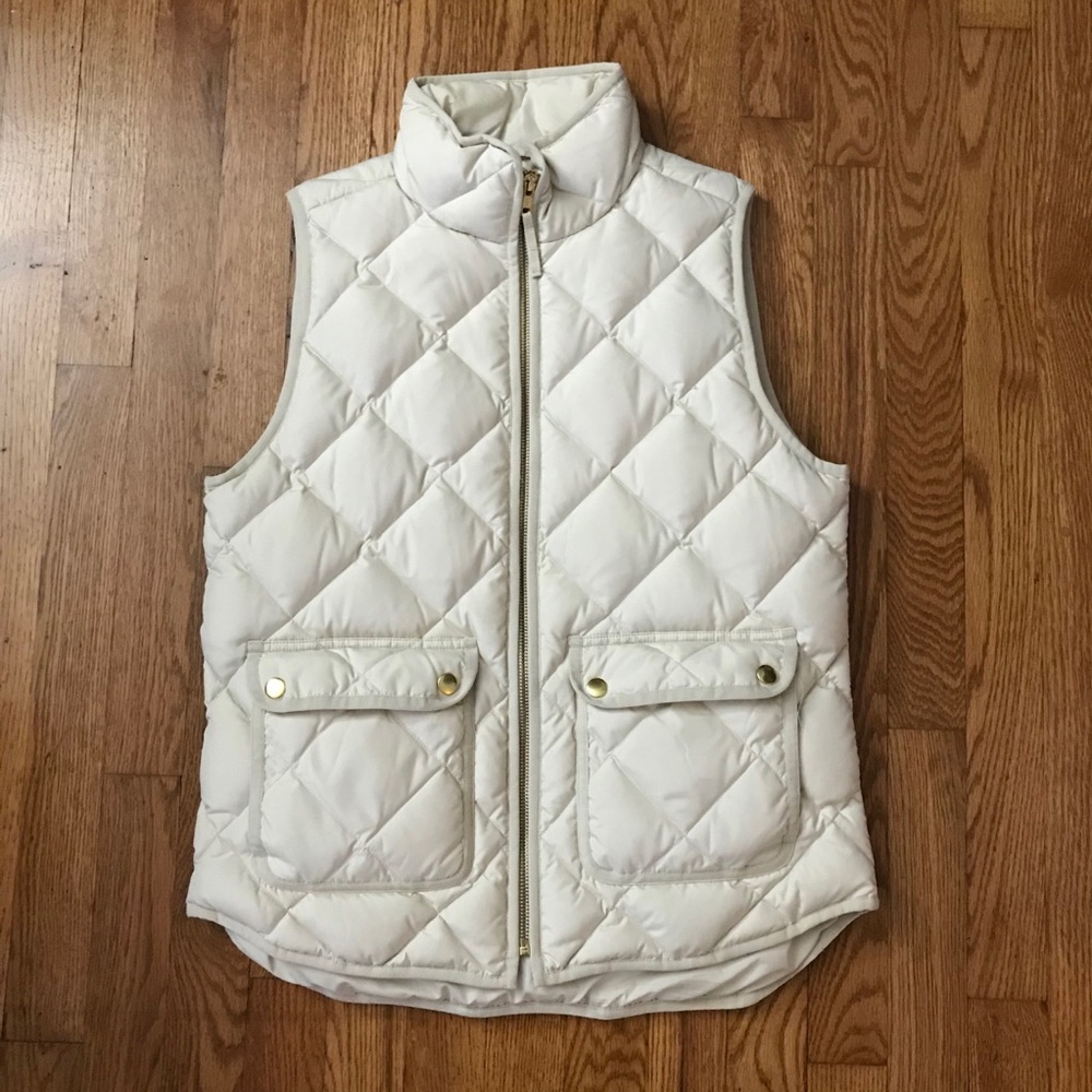 NWT J. Crew White Vest